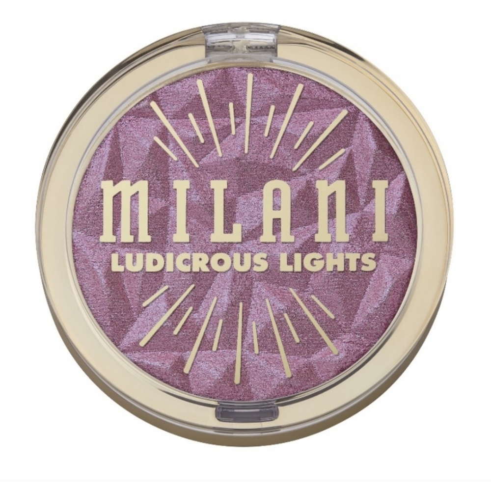 Milani Ludicrous Lights Duo Chrome Highlighter, Pink-Aroo 100